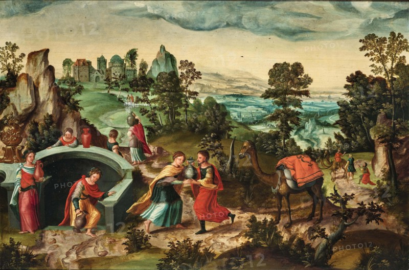 Rebecca at the Well, . Creator: Massys; Cornelis (1510-1556).