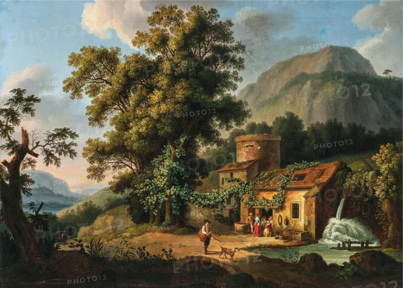 View of the Copper-Mill in Vietri, c1772. Creator: Hackert; Jacob Philipp (1737-1807).