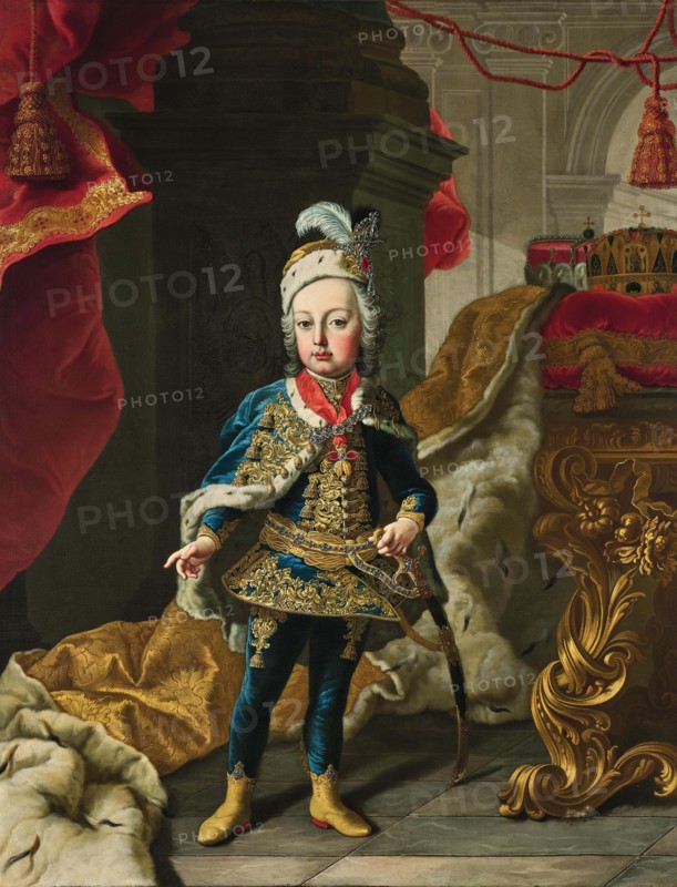 Portrait of Emperor Joseph II (1741-1790) as child, . Creator: Mijtens (Meytens); Martin van; the Younger (1695-1770).