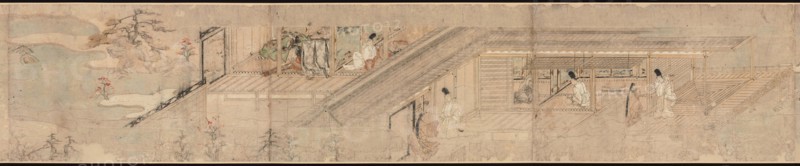 Narrative of the wonderous Love Romance of Courtier and Girl at Sumiyoshi, 13th century. Creator: Anonymous ().