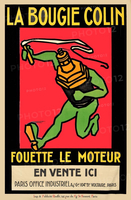 La bougie colin fouette le moteur, c1930. Creator: Rouffé (active 1920s-1930s).