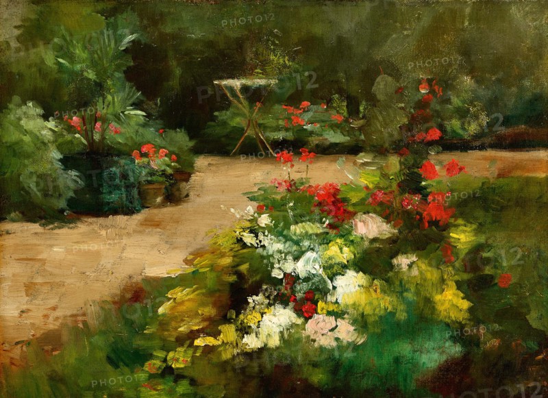 Jardin, . Creator: Caillebotte; Gustave (1848-1894).