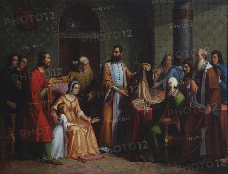 The Return of Marco Polo, after 1848. Creator: Gavagnin; Leonardo (1809-1887).