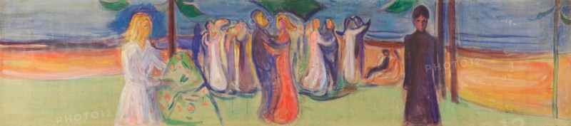 Dans på stranden (Reinhardt-frisen) (Dance on the Beach (The Reinhardt Frieze)), 1906-1907. Creator: Munch; Edvard (1863-1944).