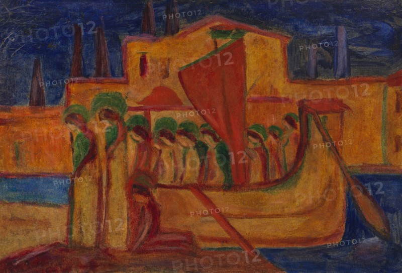 Arrival of Saint Ursula , 1914. Creator: Stenner; Hermann (1891-1914).