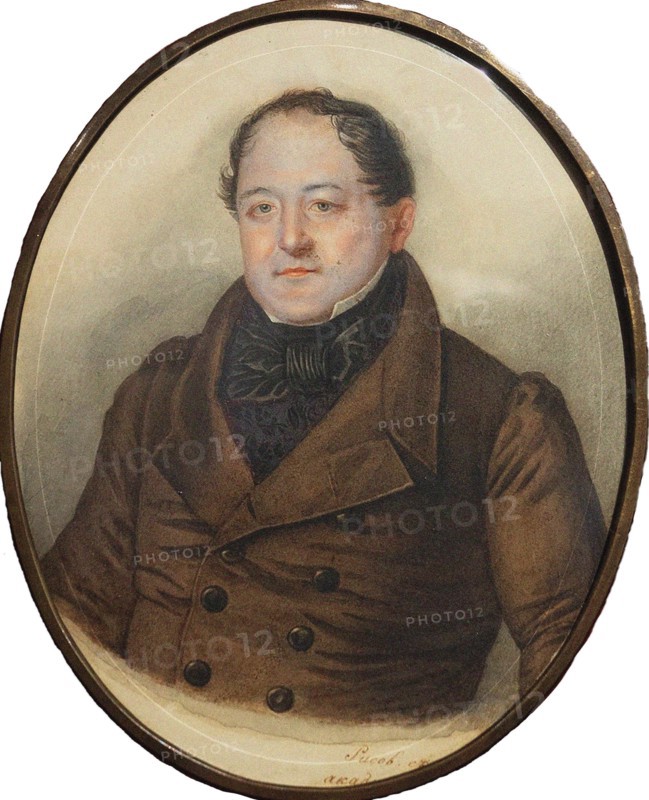 Portrait of Mikhail Semyonovich Shchepkin (1788-1863), . Creator: Anonymous ().