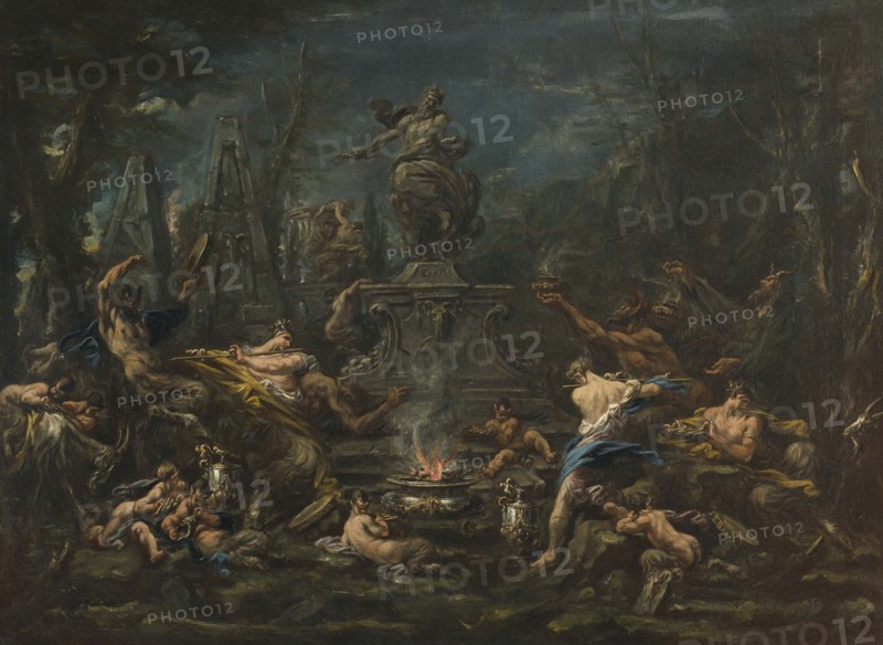 Homage to Pluto , c1735-1739. Creator: Magnasco; Alessandro (1667-1749).