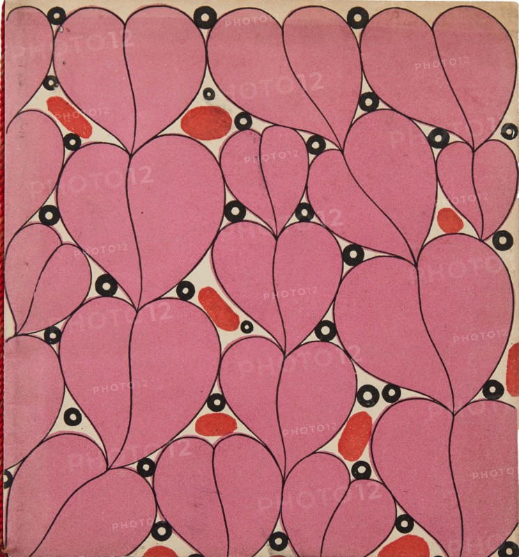 Cover design "The Cloak of Love" by Julius Bittner, 1909. Creator: Moser; Koloman (1868-1918).