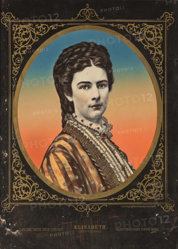 Portrait of Elisabeth of Bavaria, c1870. Creator: Anonymous ().