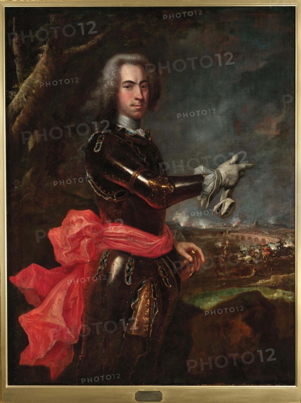 Portrait of Prince Eugene of Savoy (1663-1736), 1726. Creator: Wahl; Johann Salomon (1689-1765).
