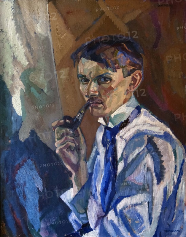 Self-portrait, 1922. Creator: Törneman; Axel (1880-1925).