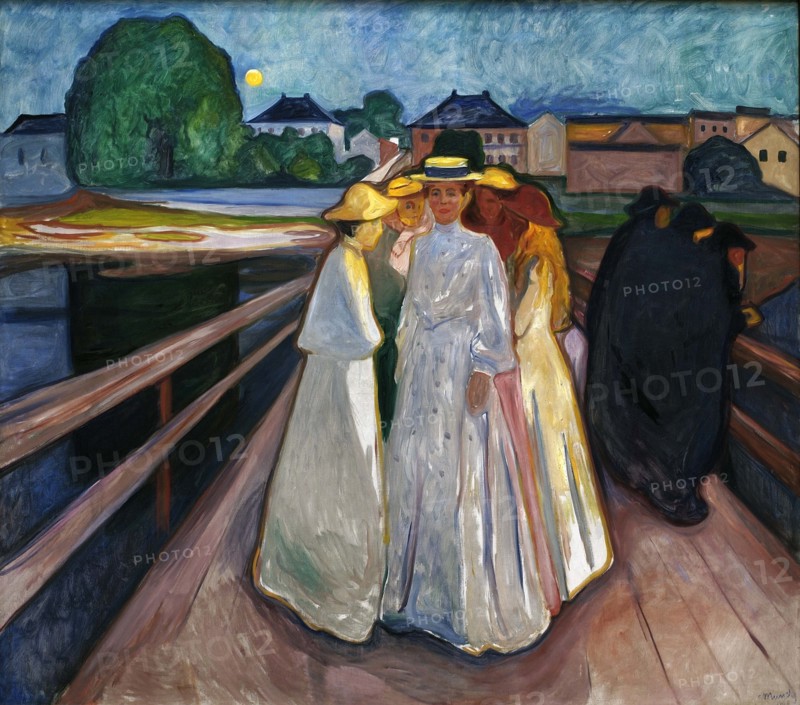 On the Bridge, 1903. Creator: Munch; Edvard (1863-1944).