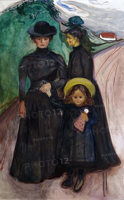 The Family (The Book Family) , 1903. Creator: Munch; Edvard (1863-1944).
