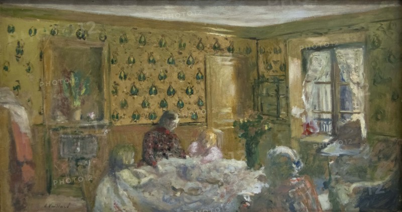 By the Worktable, 1905. Creator: Vuillard; Édouard (1868-1940).