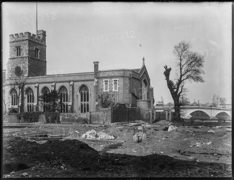St Mary's Church, Putney High Street, Putney, Wandsworth, Greater London Authority, 1913. Creator: William O Field.