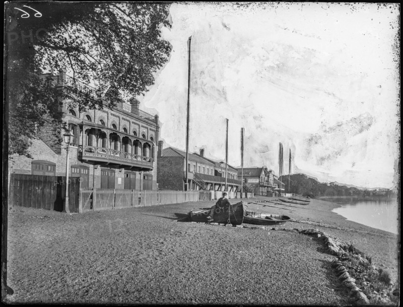 London Rowing Club Boathouse, Putney, Wandsworth, Greater London Authority, 1882. Creator: William O Field.