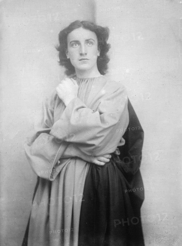 Passion play 1910 - Alfred Biering as John, 1910. Creator: Bain News Service.