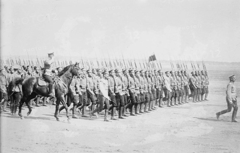 Russian infantry, between c1914 and c1915. Creator: Bain News Service.
