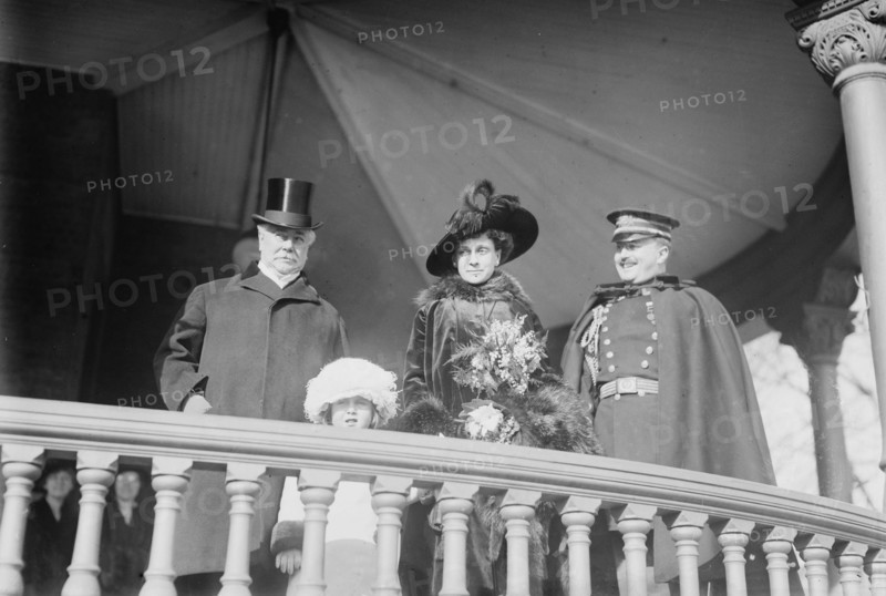Seth Low, Mrs. C.S. Whitman, Lorillard Spencer, 1915. Creator: Bain News Service.