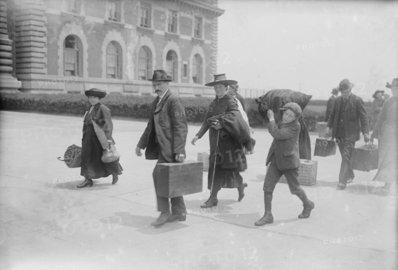 Arriving at Ellis Island, between c1915 and c1920. Creator: Bain News Service.