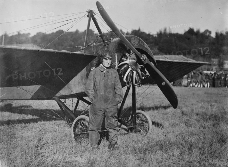 Champion, American aeronaut, in Japan, 1917. Creator: Bain News Service.