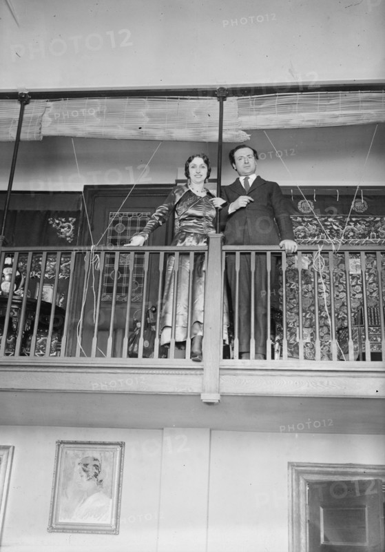 Amelita Galli-Curci and husband, between c1915 and c1920. Creator: Bain News Service.