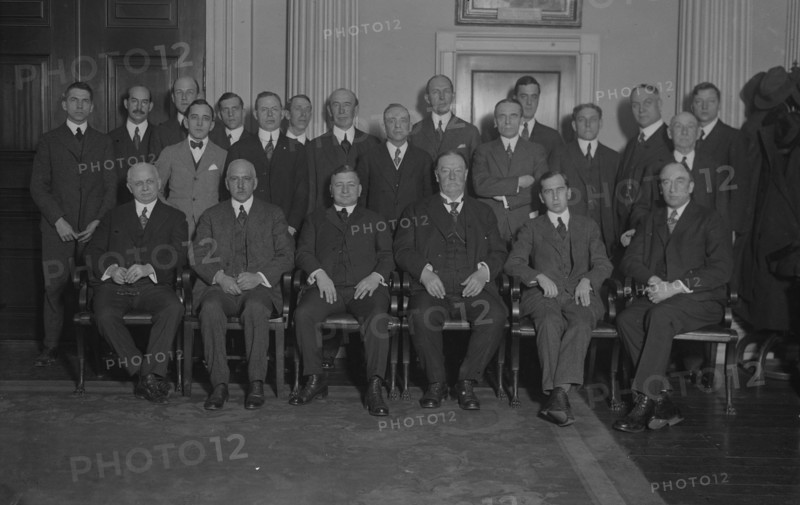 Meeting War Labor Board, between c1915 and c1920. Creator: Bain News Service.