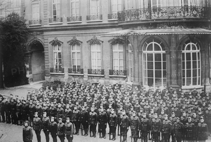 President's Paris Guard, 1918. Creator: Bain News Service.