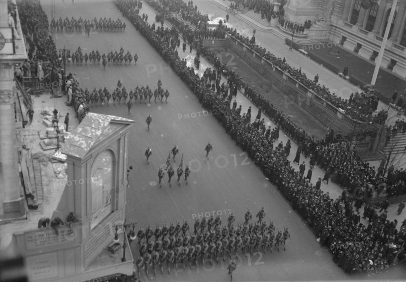 Return of the 7th Reg't, between c1915 and c1920. Creator: Bain News Service.