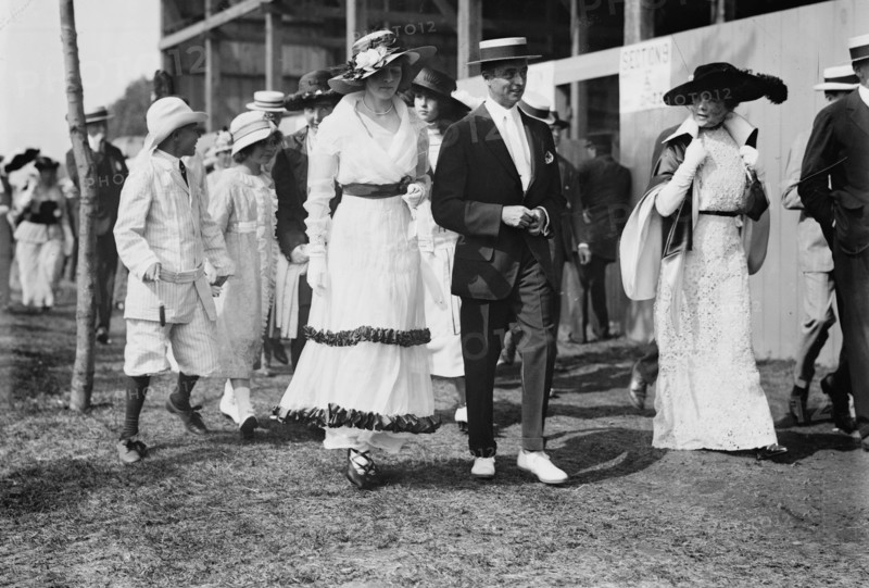 At Polo game: Angelica Brown, Mrs. W.R. Vanderbilt, Jr., 1914. Creator: Bain News Service.
