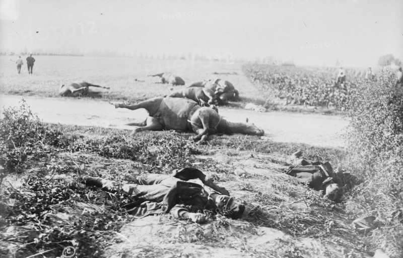 Corner of battlefield, Haelen, 1914. Creator: Bain News Service.