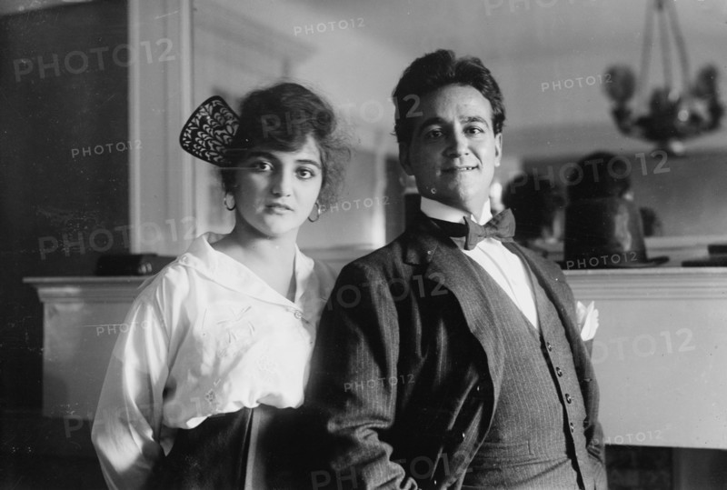 H. Lazaro & wife, 1917. Creator: Bain News Service.