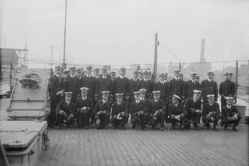 Officers of TENNESSEE, between c1915 and c1920. Creator: Bain News Service.
