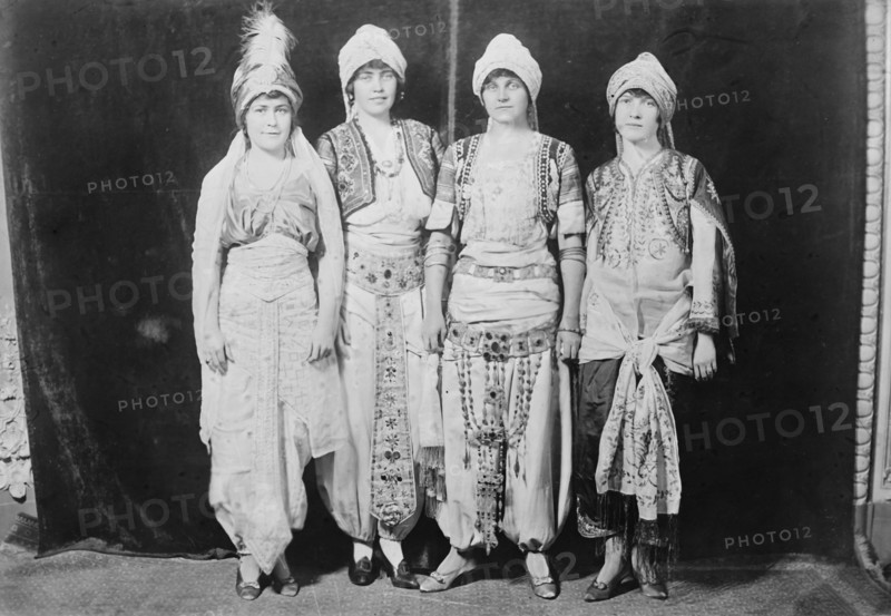 In costume: Ruth Deming, Helen Watson, Dorothy Thurston, Kathleen Dunn, between c1915 and c1920. Creator: Bain News Service.