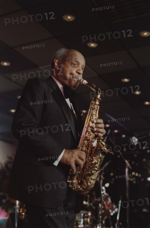 Benny Carter, The Jazz Inn Party All Star Big Band, Nordwijk, Netherlands, 1989. Creator: Brian Foskett.