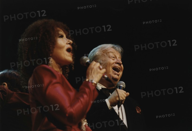Mel Torme, Cleo Laine, Barbican, London, 1991. Creator: Brian Foskett.