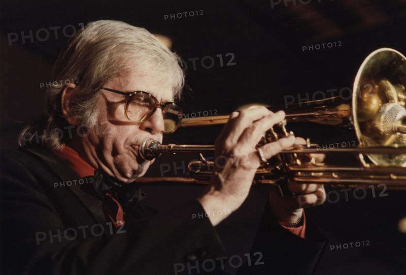 Bob Brookmeyer, Jazz Inn Party, Nordwijk, Netherlands, 1989. Creator: Brian Foskett.
