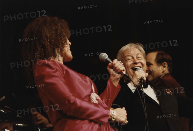 Mel Torme, Cleo Laine, Barbican, London, 1991. Creator: Brian Foskett.
