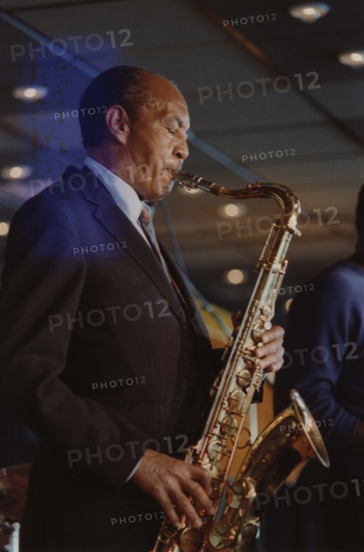 Harold Land, Jazz Inn Party, Nordwijk, Netherlands, 1989. Creator: Brian Foskett.