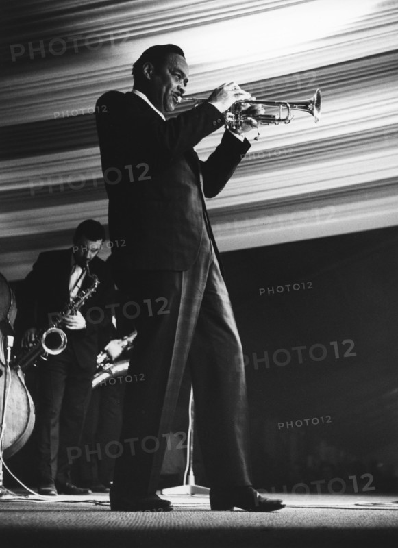Buck Clayton, Daily Mail Jazz Festival, Belle Vue, Manchester, 1963. Creator: Brian Foskett.