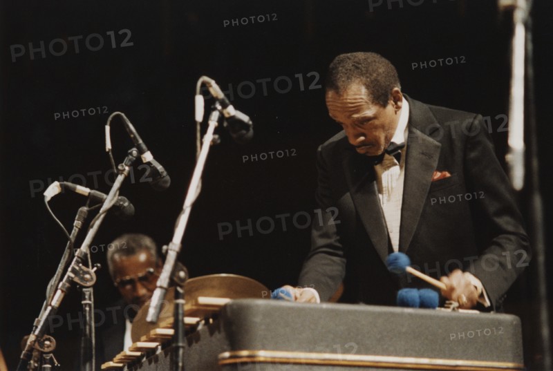 Milt Jackson and Connie Kay,  Royal Festival Hall, London, 1989. Creator: Brian Foskett.