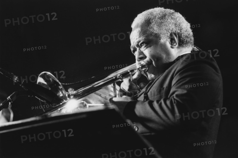 Slide Hampton, Maastricht Jazz Mecca, Netherlands, 1992. Creator: Brian Foskett.