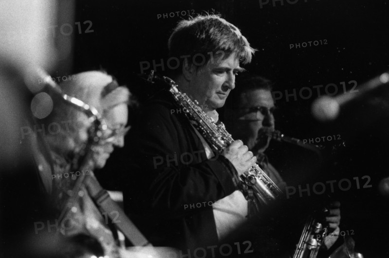 Kathy Stobart, Tony Coe, Brecon Jazz Festival, 1996. Creator: Brian Foskett.