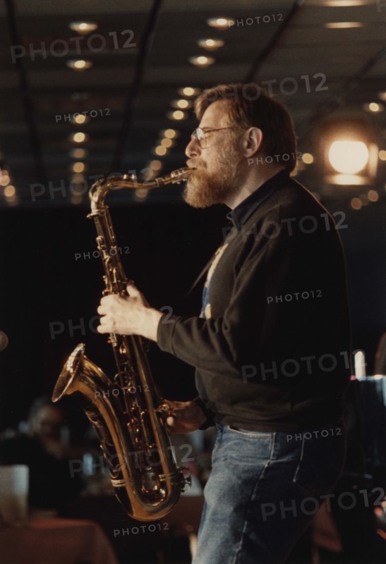 Lew Tabackin, Jazz Inn Party, Nordwijk, Netherlands, 1989. Creator: Brian Foskett.