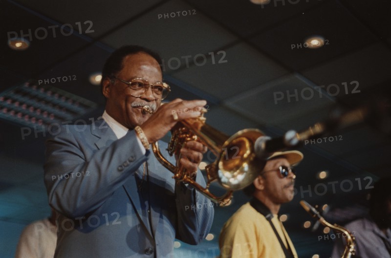Clark Terry, Jazz Inn Party, Nordwijk, Netherlands, 1989. Creator: Brian Foskett.