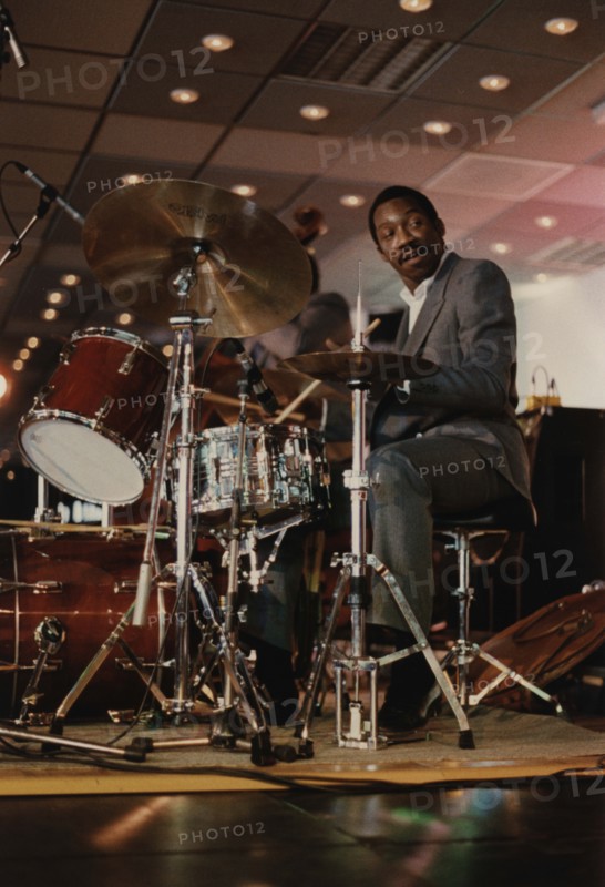 Alvin Queen, Jazz Inn Party, Nordwijk, Netherlands, 1989. Creator: Brian Foskett.