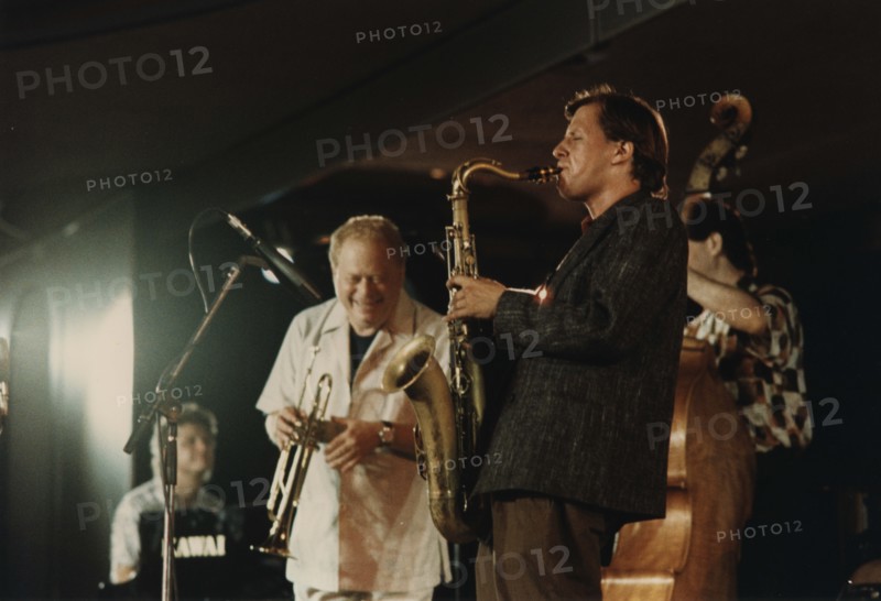 Red Rodney and Chris Potter, North Sea Jazz Festival, The Hague, Netherlands, 1991. Creator: Brian Foskett.