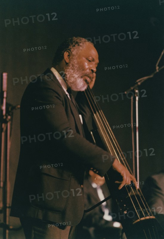 Cleveland Eaton, Count Basie Orchestra, Northampton, England, 1989. Creator: Brian Foskett.