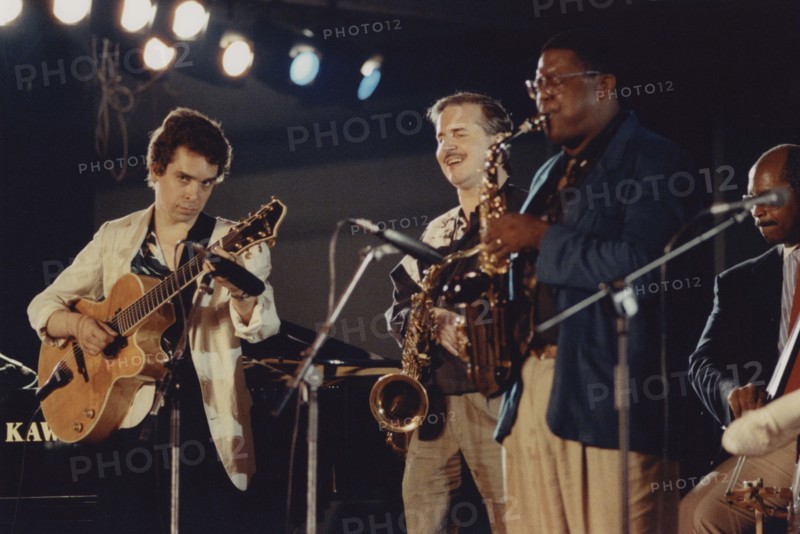 Jesse Davis, Eddie Jones, Howard Alden, Scott Hamilton..., North Sea Jazz Festival, 1992. Creator: Brian Foskett.