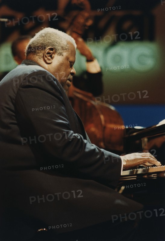 Oscar Peterson, North Sea Jazz Festival, Netherlands, 1991. Creator: Brian Foskett.